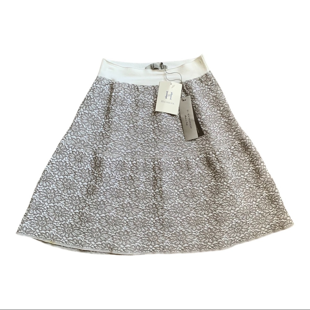 NWT D.Exterior Knit Skirt Margherite Gonna Gode | Gray | Women’s Medium